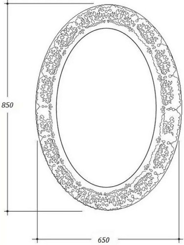 Купить купить зеркало, armadi art neoart, золото арт. 511-g