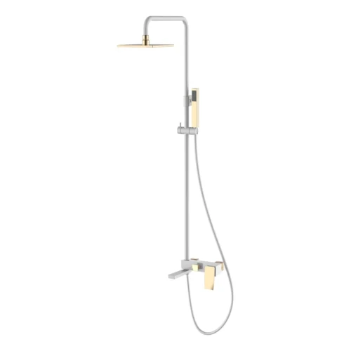 Купить купить душевая система, boheme q, белый, золото арт. 148-wg.2