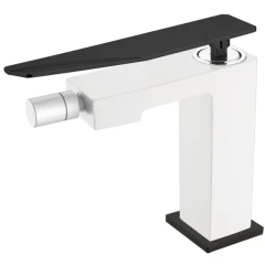 Смеситель для биде, Boheme Q, белый, черный арт. 146-WB.2