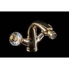 Смеситель для биде, Boheme Flora, золото арт. 296-FL