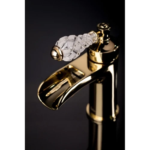 Купить купить смеситель для раковины, boheme vogue, золото арт. 211-crst