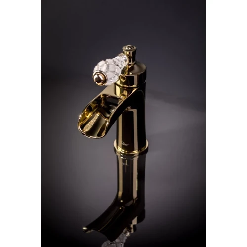 Купить купить смеситель для раковины, boheme vogue, золото арт. 211-crst