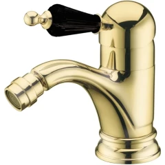 Смеситель для биде, Boheme Tradizionale Nero, золото арт. 256