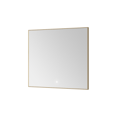 Зеркало с подсветкой с сенсорным выключателем и подогревом, Armadi Art Modern, золото арт. 543-080-G