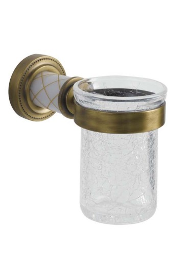 Купить купить стакан для зубных щеток, boheme murano, бронза арт. 10904-w-br