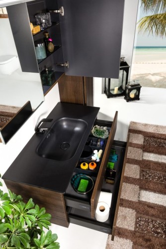 Купить купить зеркальный шкаф с подсветкой, armadi art vallessi, dark oak арт. 547-d