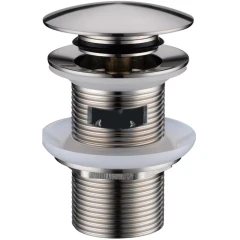 Донный клапан click-clack, Boheme, никель брашированный арт. 612/2-NB