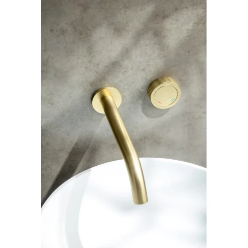 Купить купить смеситель для раковины, boheme tech, золото арт. 158/2-mg