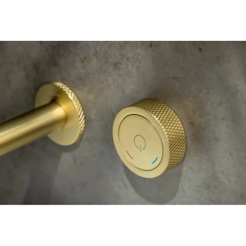 Купить купить смеситель для раковины, boheme tech, золото арт. 158/2-mg