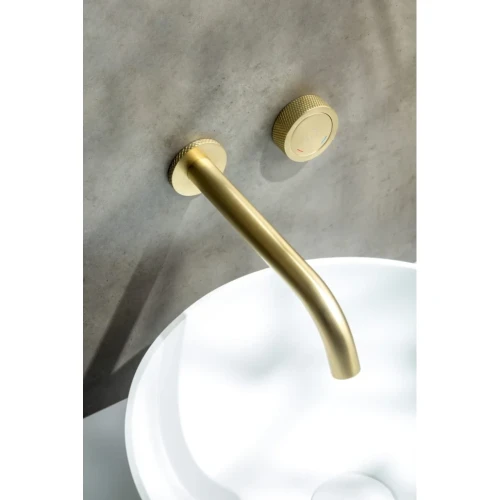 Купить купить смеситель для раковины, boheme tech, золото арт. 158/2-mg