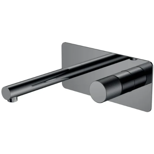 Купить купить смеситель для раковины, boheme stick, оружейная сталь арт. 125-sgm.4