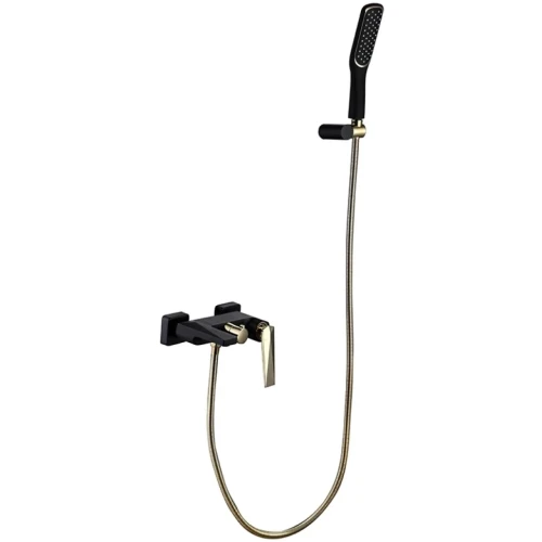 Купить купить смеситель для ванны, boheme venturo, черный, золото арт. 383-b