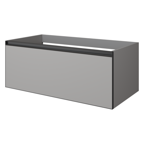 Купить купить тумба под раковину 1 подвесная, armadi art quatro, luna арт. 790-m1-100-l-a