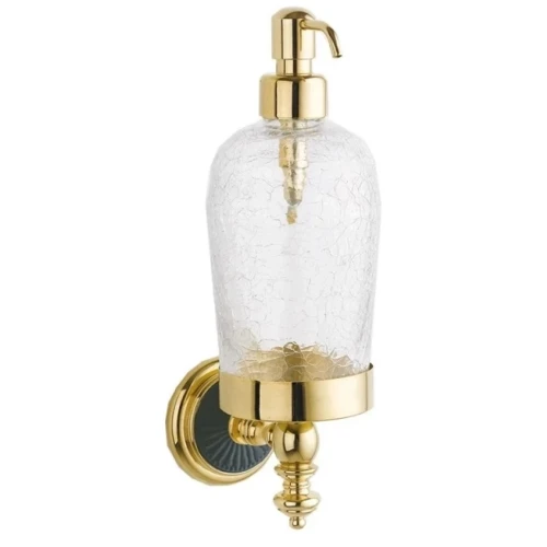 Купить купить дозатор для жидкого мыла, boheme palazzo nero, золото арт. 10167