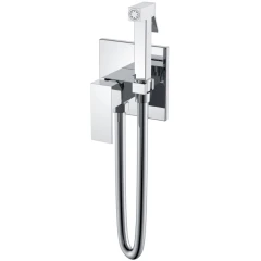 Гигиенический душ со смесителем, Boheme Qubic, хром арт. 477-CR