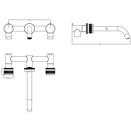 Купить купить смеситель для раковины, boheme prestige, хром арт. 152-2-cr-pr