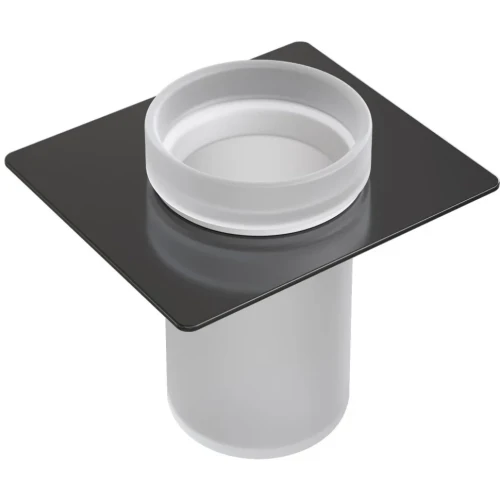 Купить купить стакан для полки shiny gunmetal/глянцевый графит, boheme space арт. 10966-sgm-tum