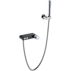 Смеситель для ванны, Boheme Stick, черный арт. 123-BCR.2