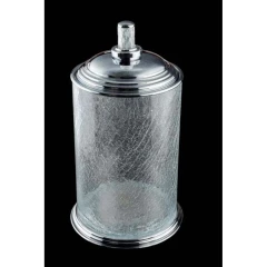 Ведро для мусора, Boheme Murano Cristal, хром арт. 10914-CRST-CH