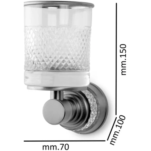Купить купить стакан для зубных щеток, boheme aura, золото арт. 10244-g
