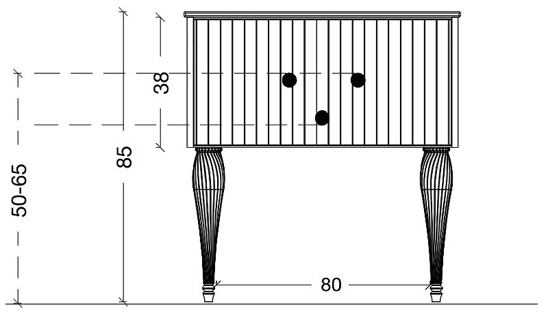 Купить купить тумба под раковину avangarde подвесная, armadi art vallessi, черный, золото арт. 843-080-bg