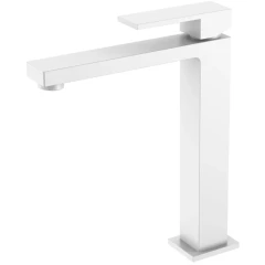 Смеситель для раковины, Boheme Qubic, белый арт. 472-MW