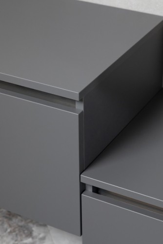 Купить купить тумба подвесная, armadi art vallessi, антрацит арт. 897-060-a mat