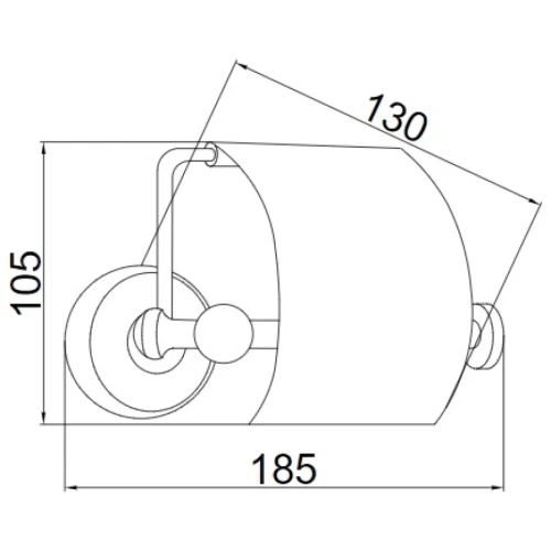 Купить купить держатель туалетной бумаги с крышкой, boheme provanse, бронза арт. 10801