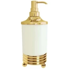 Дозатор для жидкого мыла, Boheme Hermitage, золото арт. 10359