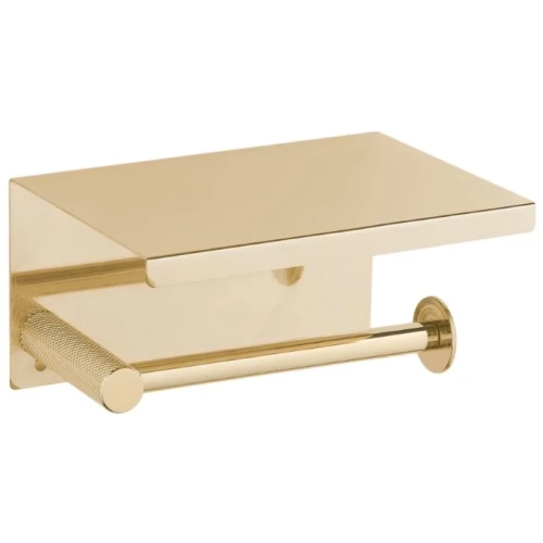 Купить купить держатель туалетной бумаги с полкой, boheme uno, золото арт. 10971-g