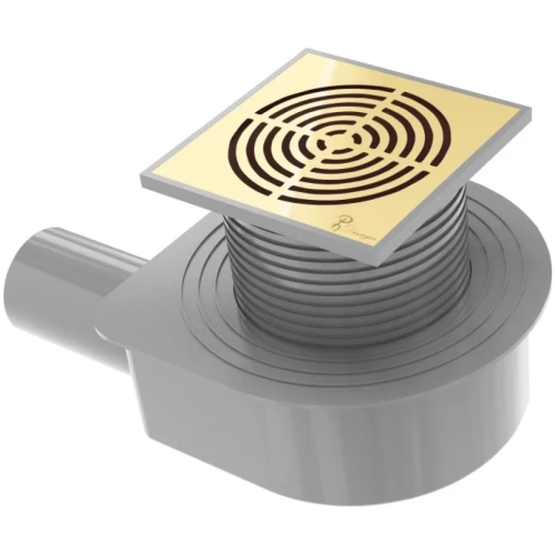 Купить купить душевой трап с решеткой, armadi art smart design, золото арт. 984-15-mg