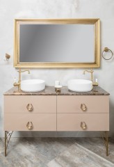 Тумба под раковину, подвесная, Armadi Art NeoArt, капучино арт. 831-140-CP