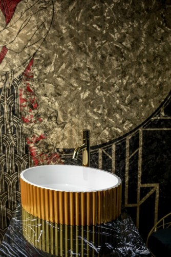 Купить купить раковина-чаша, armadi art neoart, золото, белый арт. 878-g