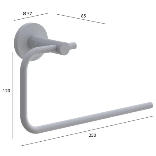 Купить купить полотенцедержатель, boheme uno, хром арт. 10975-cr
