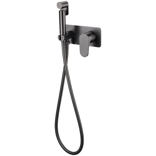 Купить купить гигиенический душ со смесителем, boheme spectre, оружейная сталь арт. 457-gm