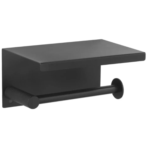 Купить купить держатель туалетной бумаги с полкой, boheme uno, черный арт. 10971-b