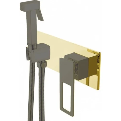 Купить купить гигиенический душ со смесителем, boheme q, золото, черный арт. 147-gb