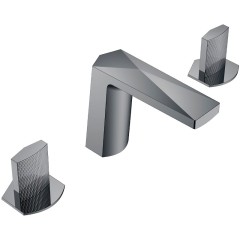 Смеситель для раковины, Boheme Venturo, оружейная сталь арт. 150-SGM-TOUCH