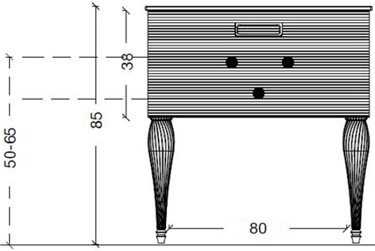 Купить купить тумба под раковину avangarde подвесная, armadi art vallessi, черный, хром арт. 842-080-bcr