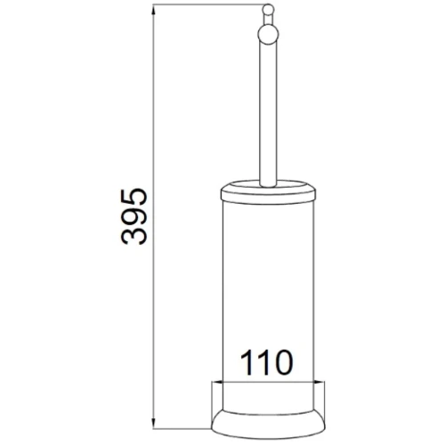 Купить купить ершик для унитаза, boheme imperiale, золото арт. 10425
