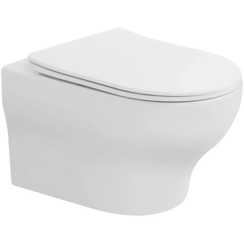 Купить купить унитаз подвесной с сиденьем микролифт, boheme fiore, белый арт. 978-set-mw