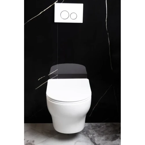 Купить купить унитаз подвесной с сиденьем микролифт, boheme fiore, белый арт. 978-set-mw