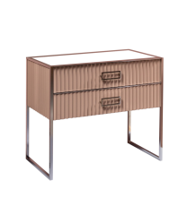 Тумба под раковину, Armadi Art Monaco, капучино, хром арт. 866-100-CPCR