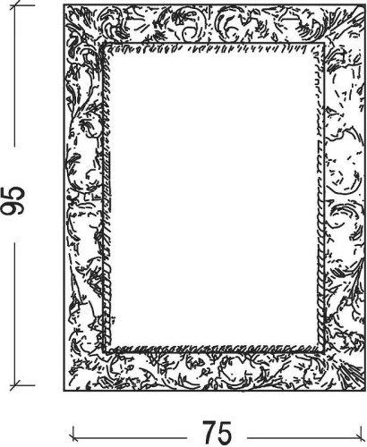 Купить купить зеркало, armadi art neoart, золото арт. 515-м