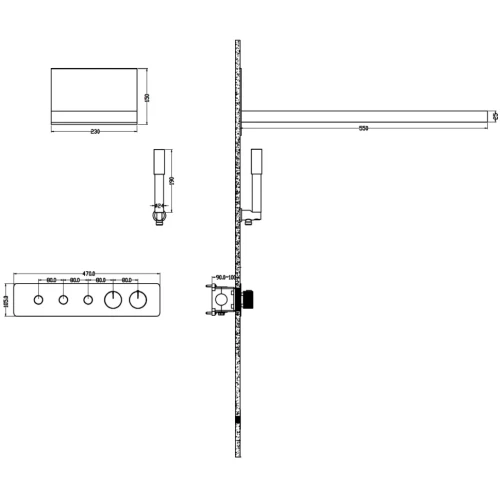 Купить купить душевая система с термостатом, boheme fusion, хром арт. 131-cr